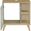 pelipal Waschtischunterschrank Quickset 963 BxHxT 60,5 x 65 x 33 cm Frontfarbe salbei holzdekor 963.016017