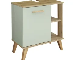 pelipal Waschtischunterschrank Quickset 963 BxHxT 60,5 x 65 x 33 cm Frontfarbe salbei holzdekor 963.016017
