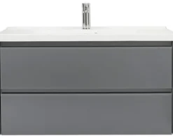 pelipal Waschtischunterschrank xpressline 3261 BxHxT 100 x 52,9 x 42 cm Frontfarbe grau 3261.611014