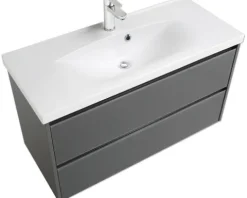 pelipal Waschtischunterschrank xpressline 3261 BxHxT 100 x 52,9 x 42 cm Frontfarbe grau 3261.611014