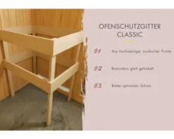 Plug & Play Karibu Avanti inkl. 3,6 kW Ofen inkl. integrierter Steuerung ohne Dachkranz mit bronzierter Ganzglastür