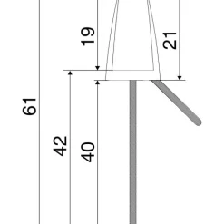 Premium Duschtür Dichtung 2stück, 100 cm Mit verlängerten Gummilippe für trockenen Boden im Bad - Glastür Duschdichtung für 6mm Glasdicke - (40mm)