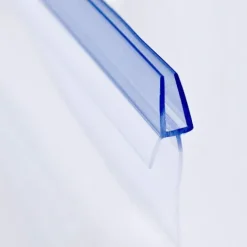 Premium Duschtür Dichtung 2stück, 100 cm Mit verlängerten Gummilippe für trockenen Boden im Bad - Glastür Duschdichtung für 6mm Glasdicke - (40mm)