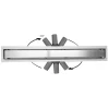Profi Duschrinne FLEX Befliesbar 2 in 1 60–120 cm Edelstahl SU 316