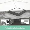 Punktablauf hansgrohe RainDrain Point 100/100 schwarz matt rückseitig befliesbar 56247670