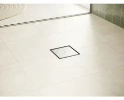 Punktablauf hansgrohe RainDrain Point 150/150 edelsathl gebürstet rückseitig befliesbar 56249800