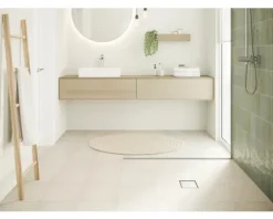 Punktablauf hansgrohe RainDrain Point 150/150 edelsathl gebürstet rückseitig befliesbar 56249800