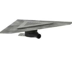 Punktablauf hansgrohe RainDrain Corner 240/240 edelstahl gebürstet 56252800