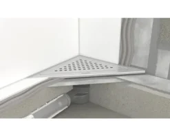 Punktablauf hansgrohe RainDrain Corner 240/240 edelstahl gebürstet 56252800