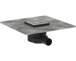 Punktablauf hansgrohe RainDrain Point 100/100 edelsathl gebürstet 56246800