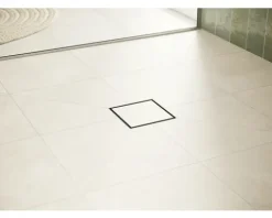 Punktablauf hansgrohe RainDrain Point 100/100 edelsathl gebürstet rückseitig befliesbar 56247800
