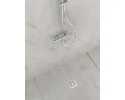 Punktablauf hansgrohe RainDrain Point 150/150 edelstahl gebürstet mit Lochung 56248800