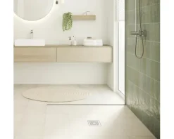 Punktablauf hansgrohe RainDrain Point 150/150 edelstahl gebürstet mit Lochung 56248800