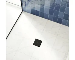 Punktablauf hansgrohe RainDrain Point 150/150 schwarz matt rückseitig befliesbar 56249670
