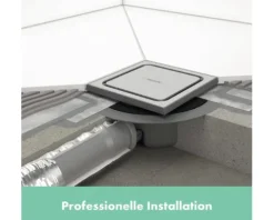 Punktablauf hansgrohe RainDrain Spot 150/150 edelstahl gebürstet 56055800