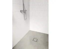 Punktablauf hansgrohe RainDrain Spot Plus 150/150 edelstahl gebürstet einseitig befliesbar 56226800