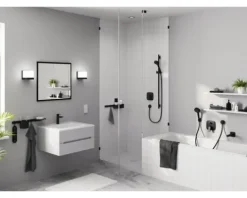Punktablauf hansgrohe RainDrain Spot Plus 150/150 edelstahl gebürstet einseitig befliesbar 56226800