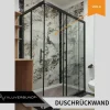 PVC Wandpaneel Duschrückwand Viola in Marmor-Optik Hochglanz - 122x244cm