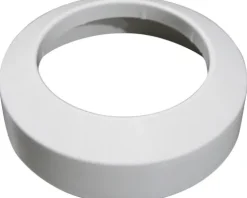 PVC-Flachrosette 110mm weiß