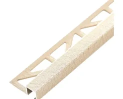 Quadrat-Abschlussprofil Dural Squareline 11 mm Länge 250 cm Aluminium beige