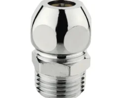 Quetschverschraubung gerade 1/2"x10mm chrom