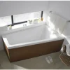 Raumsparbadewanne DURAVIT Paiova 100 x 170 cm weiß glatt 700213000000000