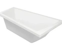 Raumsparbadewanne DURAVIT Paiova 100 x 170 cm weiß glatt 700213000000000