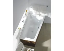 Raumsparbadewanne DURAVIT Paiova 100 x 170 cm weiß glatt 700213000000000