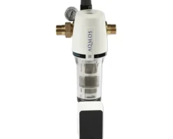 Rückspülfilterautomat Aqmos mit Druckminderer und Manometer