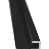 Rückwand Abschlussprofil für Decodesign gerade schwarz Länge 255 cm