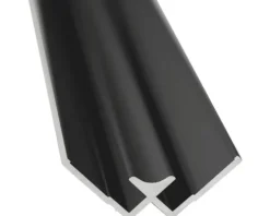 Rückwand Profil Ecke für Decodesign innen schwarz Länge 255 cm