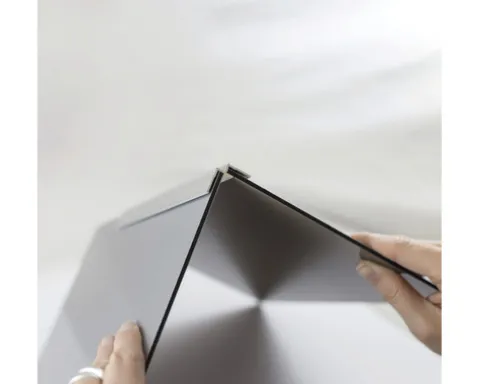 Rückwand Profil Ecke für Decodesign innen schwarz Länge 255 cm