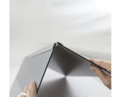 Rückwand Profil Ecke für Decodesign innen chrom Länge 210 cm