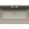 Rechteckbadewanne KALDEWEI ASYMMETRIC DUO 740 mit Griffbohrungen 80 x 170 cm warm grey 60 matt 274010110671