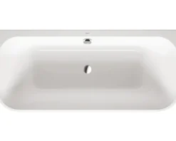 Rechteckbadewanne mit Rundung DURAVIT Happy D,2 80 x 180 cm weiß glatt 700318000000000