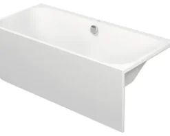 Rechteckbadewanne mit Rundung DURAVIT Happy D,2 80 x 180 cm weiß glatt 700317000000000