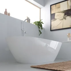 Rechteckige freistehende Badewanne ohne Überlauf | Noemi