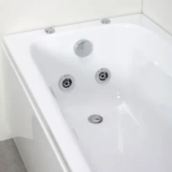 Rechteckige Whirlpool-Einbau- Badewanne, weiß | Ester