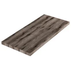 Regal 100cm für Aufsatzwaschbecken in Holzoptik Eiche dunkel