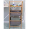 Regal 2 Körbe Bahari Bambus/grau 62216100