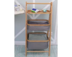 Regal 2 Körbe Bahari Bambus/grau 62216100