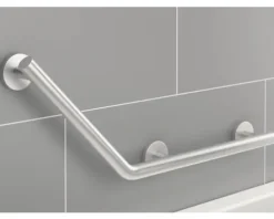REIKA Comfort Sicherheitsgriff Winkel 135° L Edelstahl gebürstet