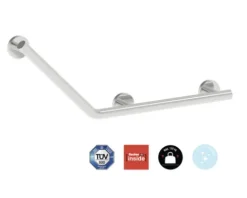 REIKA Comfort Sicherheitsgriff Winkel 135° L Edelstahl poliert