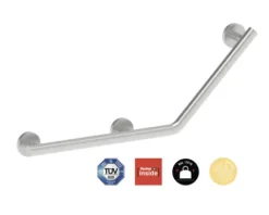 REIKA Comfort Sicherheitsgriff Winkel 135° R Edelstahl gebürstet