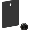 REIKA Montageplatte Ovaro für Magnetaccessoires 40 x 50 mm schwarz matt