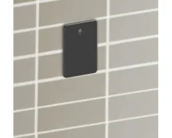 REIKA Montageplatte Ovaro für Magnetaccessoires 40 x 50 mm schwarz matt