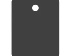 REIKA Montageplatte Ovaro für Magnetaccessoires 40 x 50 mm schwarz matt