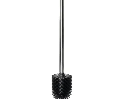 REIKA WC-Bürste SAKU/SAGA Ø 7,38 cm WC-Bürstenkopf aus Silikon chrom glänzend