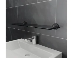 REIKA Ablage SAKU 50 cm schwarz matt