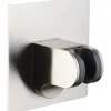REIKA Brausehalter Ovaro magnetisch edelstahl matt ohne Montageplatte